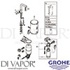 Grohe 30329001 Spare Diagram