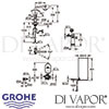 Grohe Red Duo Tap and L Size Boiler Dimensions