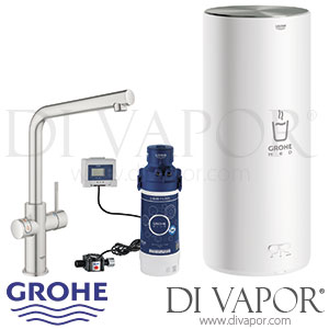 Grohe 30340DC1 Red Duo Tap and L Size Boiler Spare Parts