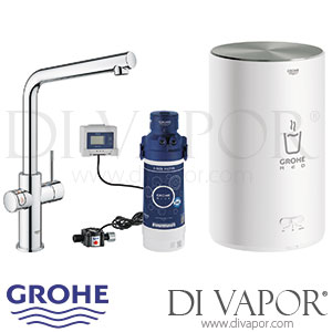 Grohe 30341001 Red Duo Tap and M Size Boiler Spare Parts