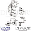 Grohe Red Duo Tap and M Size Boiler Dimensions