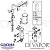 Grohe Red Duo Tap and M Size Boiler Spares