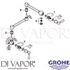 Grohe 31041SD0 Spare Tech Diagram