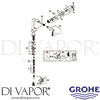 Grohe 31115000 Mixer Spare Tech Diagram