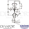 Grohe 31116000 Mixer Spare Diagram