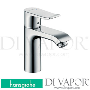 Hansgrohe 31123001 Metris Single Lever Basin Mixer 100 with Pop-Up Waste Set 0.5 Gpm >01/20 Spare Parts