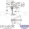 Grohe 31138000 Mixer Spare Diagram