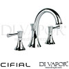 Cifial 31140MW Brookhaven Lever 3 Hole Deck Basin Mixer Tap Spare Parts