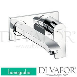 Hansgrohe 31152009 Metris Single Lever Basin Mixer for Concealed Installation Wall-Mounted with Spout 22,5 Cm 2 Ticks >04/20 Spare Parts