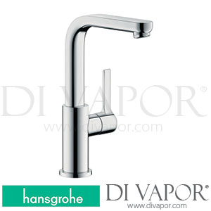 Hansgrohe 31161007 Metris S Single Lever Basin Mixer 230 with Swivel Spout and Push-Open Waste Set >10/18 Spare Parts