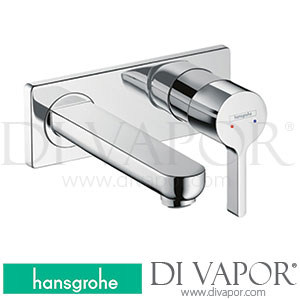 Hansgrohe 31162000 Metris S Single Lever Basin Mixer for Concealed Installation Wall-Mounted with Spout 16,5 Cm >10/10 Spare Parts