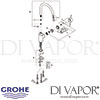 Grohe Eurosmart Cosmopolitan Single-Lever Kitchen Tap Spares