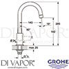 Grohe 31221000 Spare Diagram