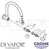 Grohe 31226000 Spare Tech Diagram