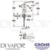 Grohe 31309000 Mixer Spare Diagram