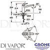 Grohe 31318000 Mixer Spare Diagram