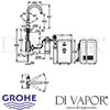 Grohe Blue Professional Starter Kit Tap Dimensions