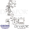 Grohe Blue Professional C-Spout Kit Tap Dimensions