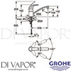 Grohe 31341000 Mixer Spare Diagram