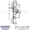 Grohe Minta Touch Electronic Single-Lever Sink Mixer Dimensions