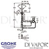 Grohe Minta Touch Electronic Single-Lever Sink Mixer Dimensions