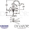 Grohe Bauedge Single-Lever Sink Mixer Tap Spares