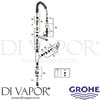 Grohe 31380000 Mixer Spare Tech Diagram