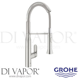 Grohe 31380DC0 K7 Supersteel Single-Lever Sink Mixer Spare Parts