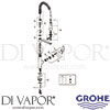 Grohe 31380DC0 Mixer Spare Tech Diagram