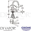 Grohe 31484000 Mixer Spare Diagram