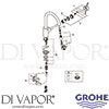 Grohe 31484000 Mixer Spare Tech Diagram