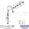 Grohe 31553000 Mixer Spare Tech Diagram