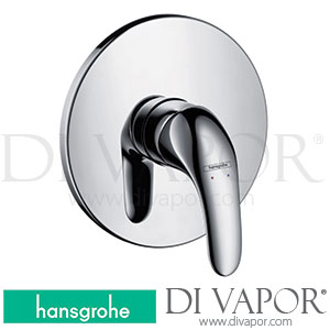 Hansgrohe 31761000 Focus E Single Lever Shower Mixer, for Concealed Installation 03/12 - 12/16 Spare Parts