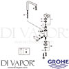 Grohe 31787000 Mixer Spare Tech Diagram