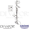 Grohe 31791000 Mixer Spare Tech Diagram