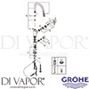 Grohe 31793000 Mixer Spare Tech Diagram