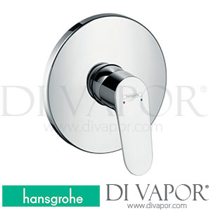 Hansgrohe 31965000 Focus Single Lever Shower Mixer for Concealed Installation for Ibox Universal >10/19 Spare Parts