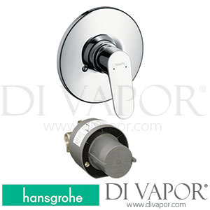 Hansgrohe 31966000 Focus Shower Mixer Set for Concealed Installation >04/15 Spare Parts