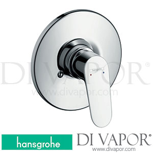 Hansgrohe 31967000 Focus Single Lever Shower Mixer for Concealed Installation >04/15 Spare Parts