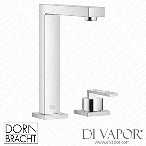 Dornbracht 32 805 680-000010 Lot Bar Tap Two-Hole Mixer with Individual Flanges - Chrome Spare Parts