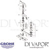 Grohe Lineare Basin Mixer XS-Size Tap Spares