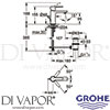 Grohe 32109001 Mixer Spare Diagram