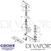 Grohe Allure Basin Mono Mixer Tap Spares