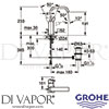 Grohe 32146000 Mixer Spare Diagram