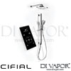 Cifial Evolution Built-In Electronic Shower Mixer Remote Control Spare Parts