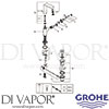 Grohe 32184000 Mixer Spare Diagram