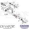 Grohe 32195 Mixer Spare Tech Diagram