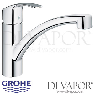 Grohe 32221002 Eurosmart Single-Lever Sink Mixer (1/2 Inch) Spare Parts