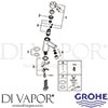 Grohe 32253001 Mixer Spare Tech Diagram