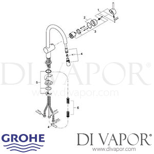 Grohe 32321 Minta Sink Mixer Spare Parts